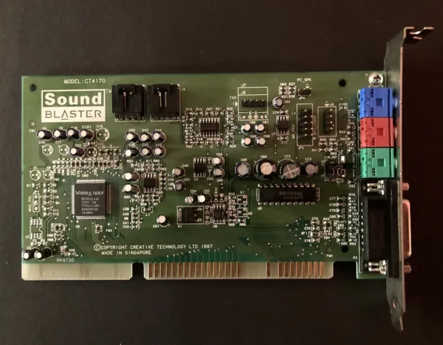 Creative Sound Blaster 16 WavEffects ISA Soundkarte (CT4170, Vibra 16XV, 1997)