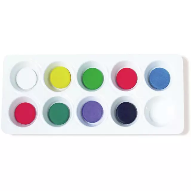 Educational Colors Tempodisc Palette 9 couleurs non toxiques à partir de 3 ans