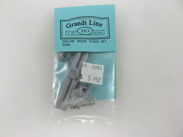 Grandt Line ENGINE HOUSE STACK SET HO Scale Kit 5084 Light Grey NEW Old Stock