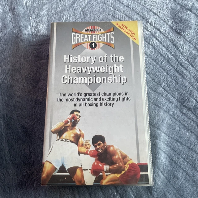 BRITISH BOXING CHAMPIONS - World Title Fights - PAL VHS Video Tape