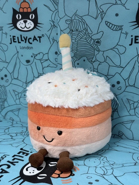 JELLYCAT JELLINA BIRTHDAY Cake Soft Plush Gift With Tags + Dust Bag ...