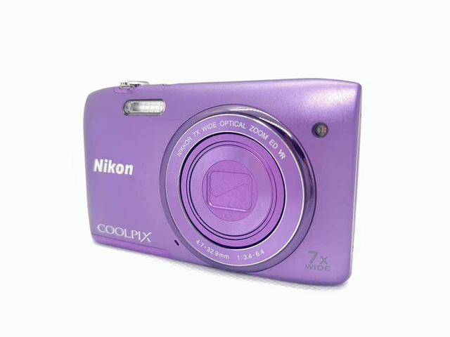 NIKON COOLPIX S3500 Digital Camera Compact 20MP Used