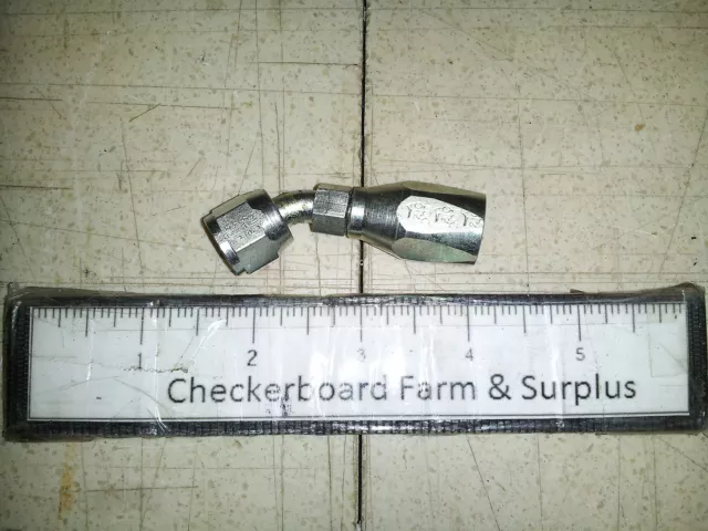 NOS Parker Reusable Hose Fitting Elbow Tube Adapter 23720-5-5 JIC 37° 190297-5S