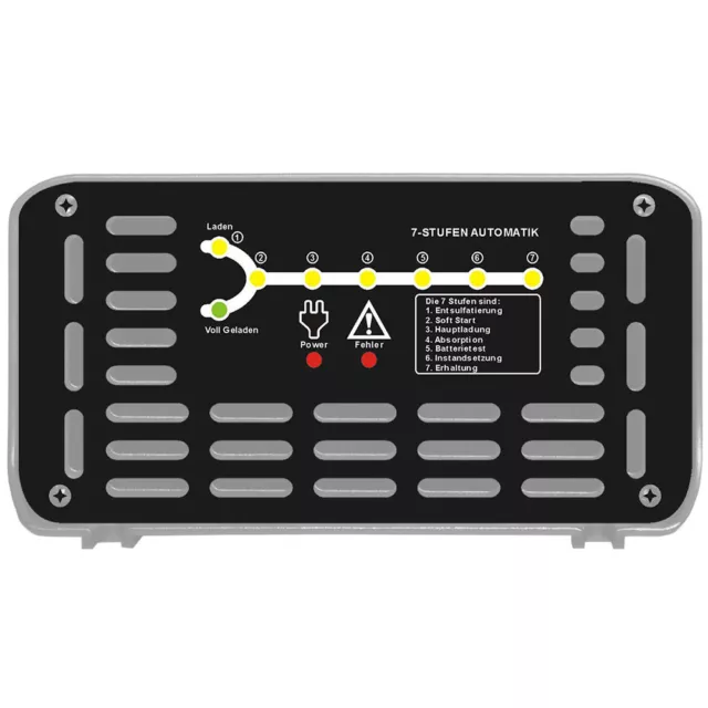 Loadchamp 20A 12V automatisches Batterie Ladegerät AGM GEL CALCIUM Solarbatterie 2