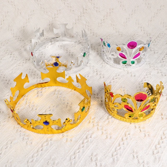 4 PCS Diadème Pour Enfants Couronnes Pour Hommes Bal De Promo