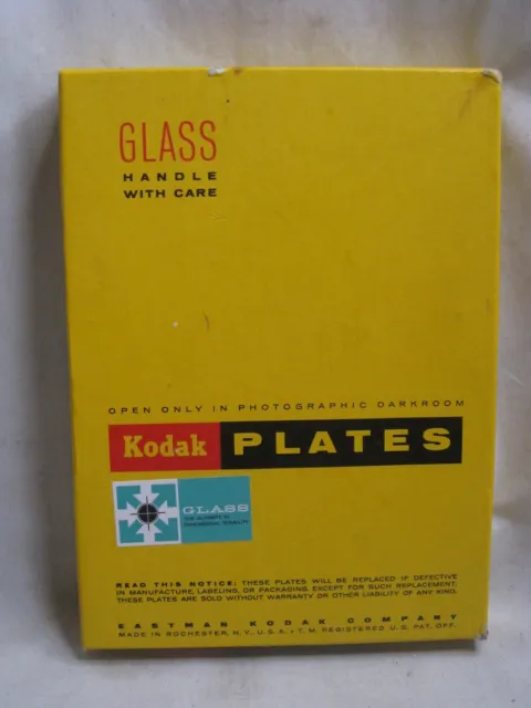 PLACAS de colección Kodak vidrio fotográfico cuarto oscuro KP 36192B *NOTA: desconocido