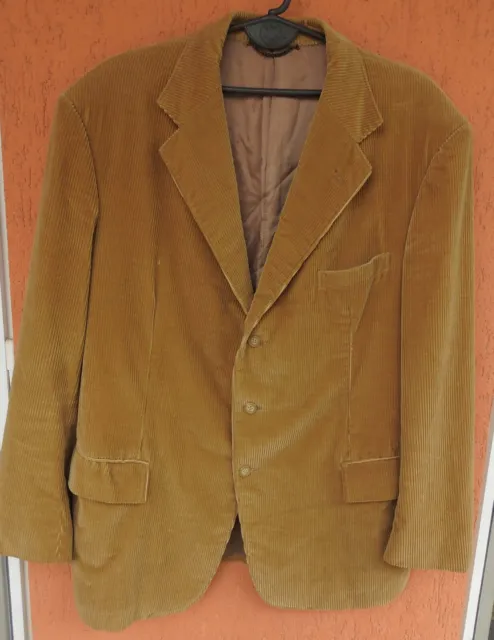 Vintage Polo Ralph Lauren Corduroy Blazer Jacket Sport Coat Brown Cotton (L/XL)