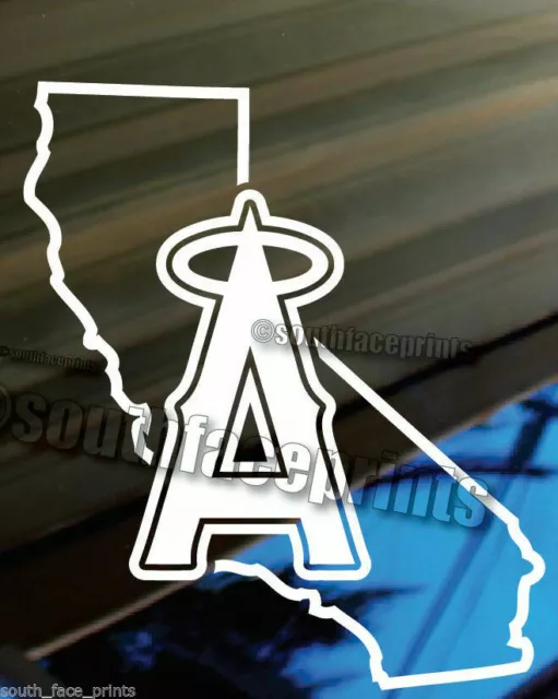LA Anaheim California State Outline Rear Window Vinyl Decal Sticker CUSTOM