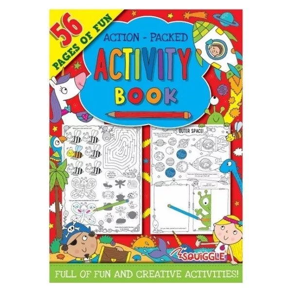 My Fun Activity Book - Childrens Kids Puzzles Journey Travel Colouring Games