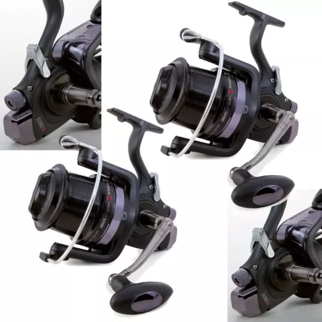 2 x Global Runner 6+1BB Big Pit Large Carp Fishing Reels B-Drag System 5080S