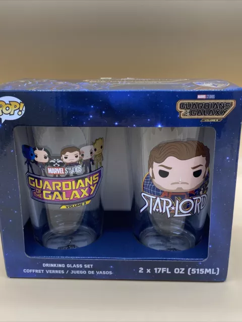 Funko Pop! Marvel Guardians Of The Galaxy Vol. 3 Collectible Drinking Glass Set