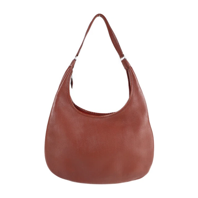 HERMES Shoulder Bag  Gao □ E engraved one Shoulder Bag Togo Brown