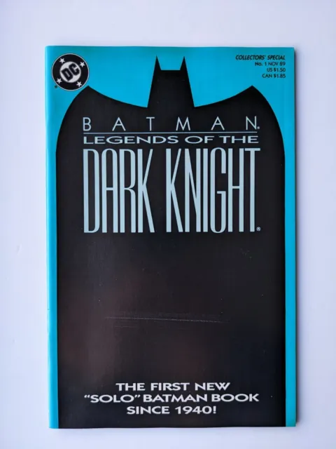 Batman: Legends of The Dark Knight #1 DC Comics 1989