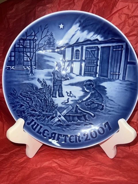 B & G Christmas Plate JULE AFTER Bing & Grondahl 2007