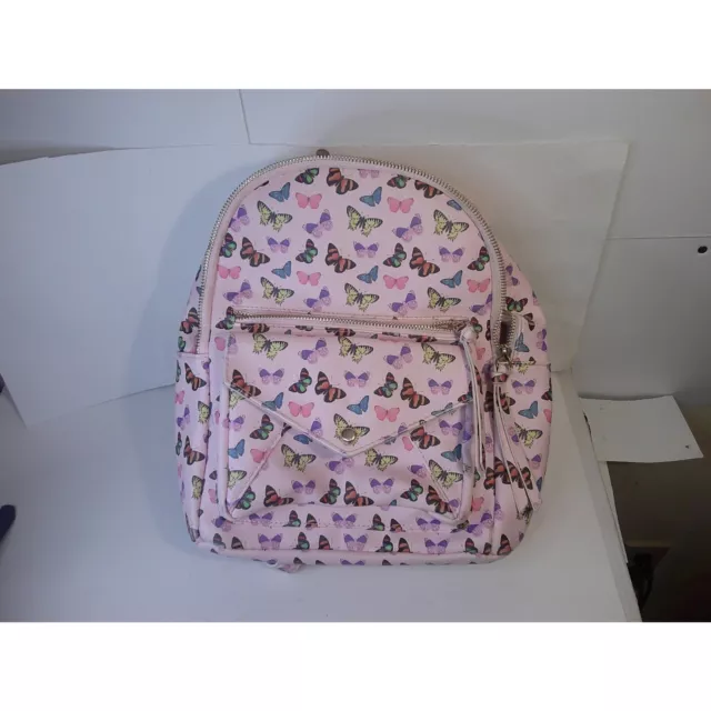 Under One Sky Pink Butterfly Small Backpack NWT in 2023