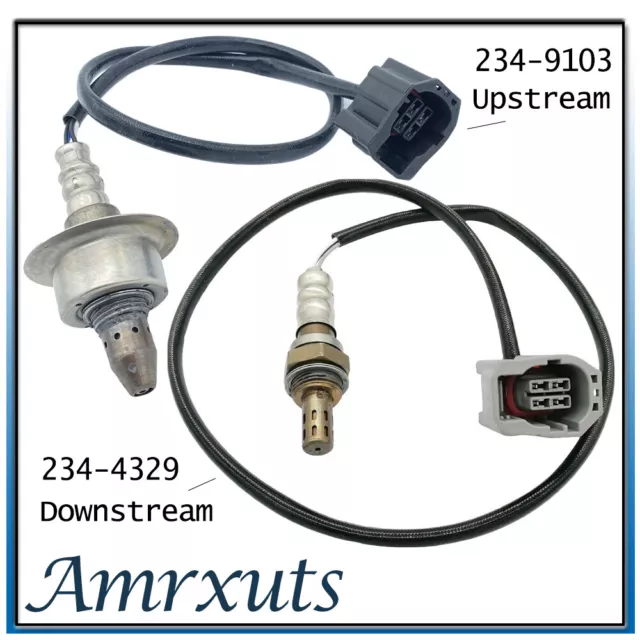 Set of 2 Upstream&Downstream Oxygen Sensor For Mazda 2 1.5L 2011 2012 2013 2014