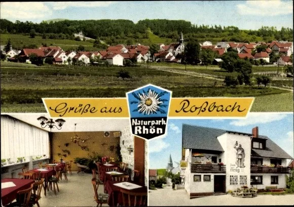 Ak Roßbach Hünfeld in der Rhön Hessen, Gesamtansicht, Gasthaus Zum... - 4233080