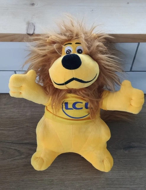 PELUCHE LION MASCOTTE LCL Tour De France Cyclisme tat Neuf