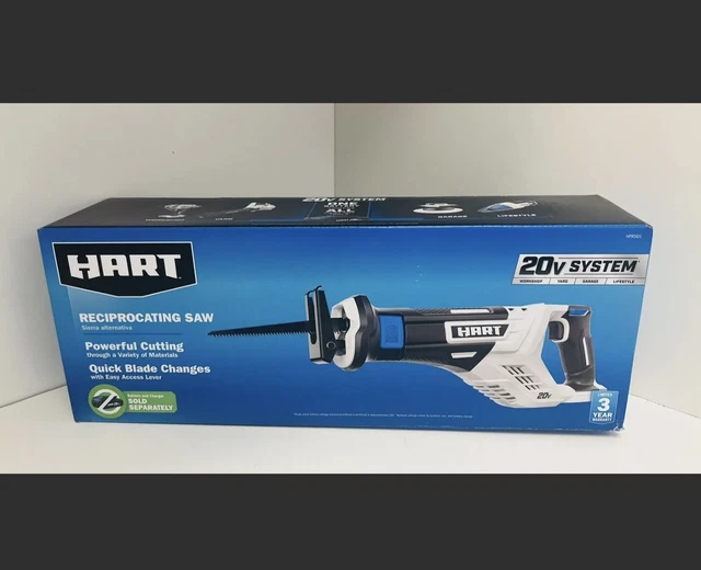 HART RECIPROCATING SAW Cordless w Quick blade Change 20V Tool Only 53.