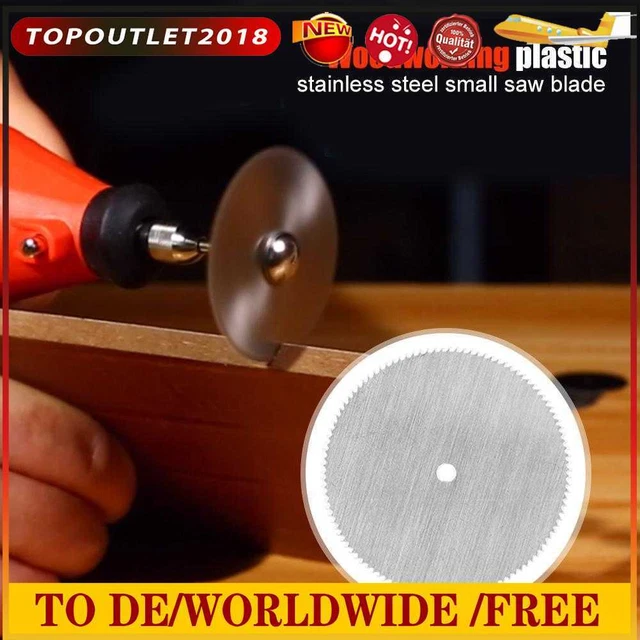 Disco de corte de acero inoxidable para cortar madera 10 piezas