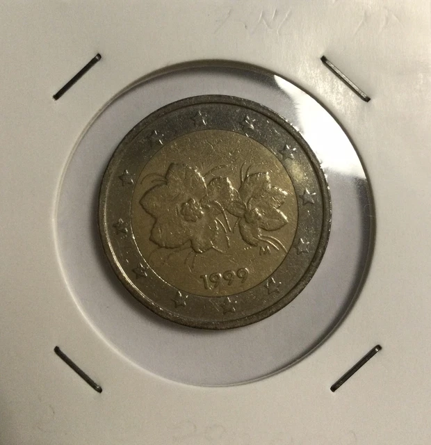 moneta da 2 euro fiori 1999