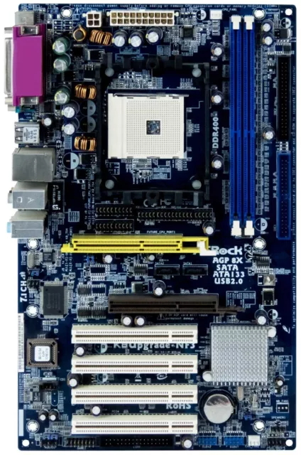 ASRock K8UPGRADE-NF3 Presa 754 2x DDR AGP 4x PCI ATX Scheda Madre 2