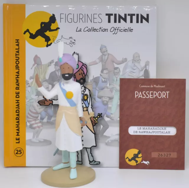 Figurine Tintin Collection Officielle - Le Maharadjah de Rawhajpoutalah n°25