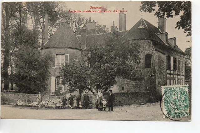 SEZANNE - Marne - CPA 51 - the former residence of the Dukes of Orléans 4