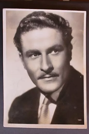 Foto cartolina epoca cinema attore Amedeo Nazzari anni '40