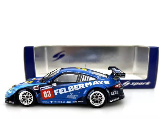 Spark 1:43 Porsche 997 GT3 RSR #63 Le Mans 2011 - S3421 - Blue