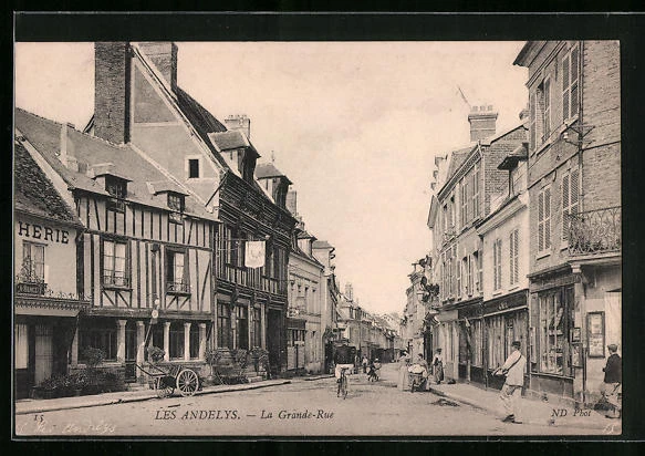 CPA Les Andelys, La Grande-Rue
