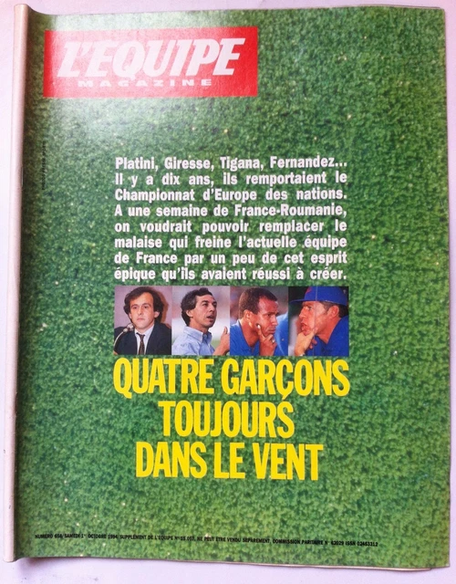 L'Equipe Magazine 16/11/1985 - France-Yougoslavie, Kankkunen, Giresse - Très Bon état