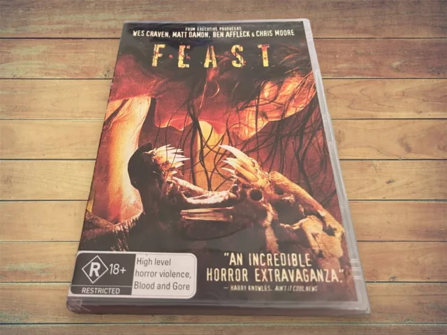 Feast DVD Movie (2006) Ben Affleck  Wes Craven Horror (R4) New Sealed