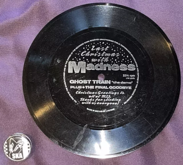 Madness MIS Ghost Train Demo & The Final Goodbye 1986 Lyntone Flexi Disc