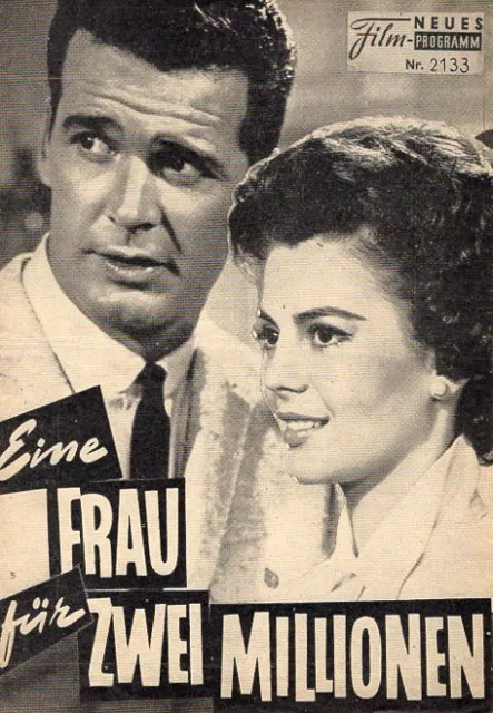 NFP 2.133 - EINE FRAU FÜR ZWEI MILLIONEN - James Garner, Natalie Wood 1960 RARE