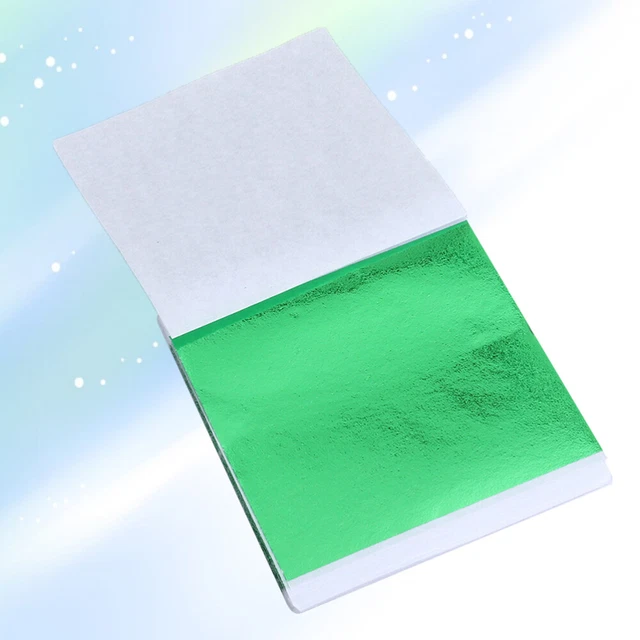 50 piezas pintura decorativa de papel de aluminio artesanal transferencia de hojas de oro