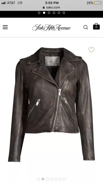 Doma Washed Leather Jacket