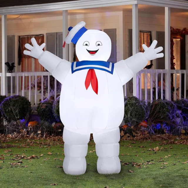 HALLOWEEN 7 FT GEMMY GHOSTBUSTERS STAY PUFT MAN  Inflatable airblown GEMMY