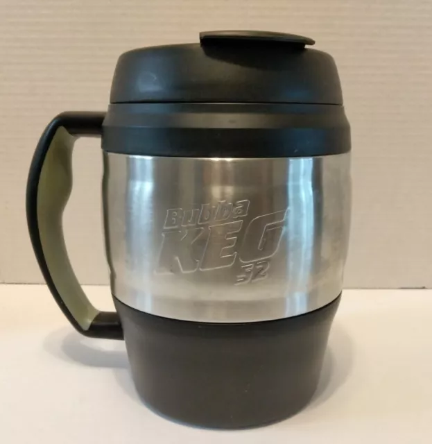 Bubba Keg Shape 52 oz Classic Insulated Travel Mug Polyurethane Black & Steel