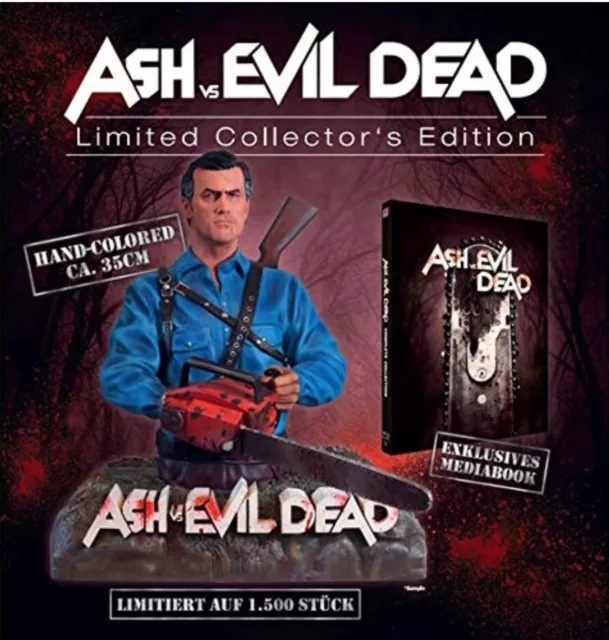 ASH vs EVIL DEAD Büste Statue Figur + MEDIABOOK