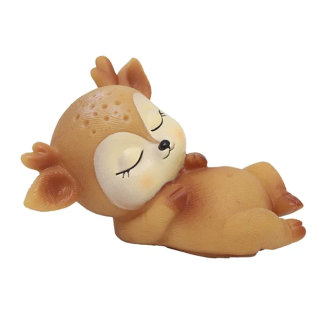 4er Set schöne Hirschfiguren Kawaii Ornamente Kinder Spielzeug Rehkitz 10