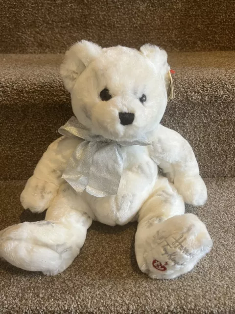 TY Harrods Toy Kingdom Moondust 2005 Beanie Buddies 14" Soft Plush Toy Bear