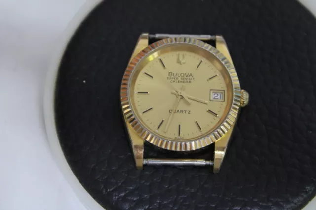 BULOVA SUPER SEVILLE calendar quartz eta 30mm EUR 120 00 PicClick IT