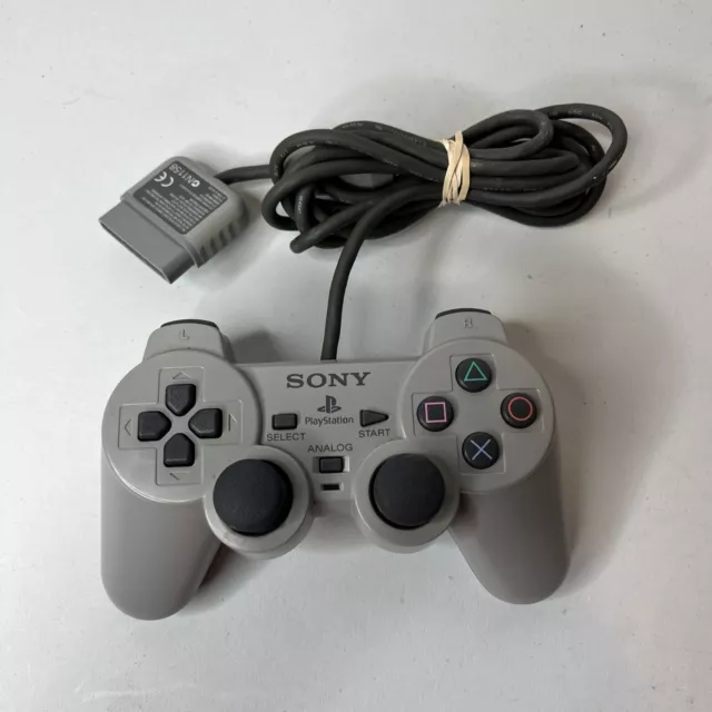 Sony PlayStation PS1 Dual Shock Analog OEM Controller SCPH-1200 Fully Tested