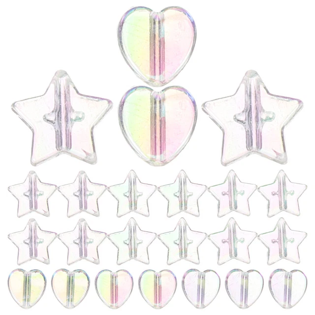100 Stück schicke Anhänger Charms DIY Acryl Diy Perlen Schmuckherstellung