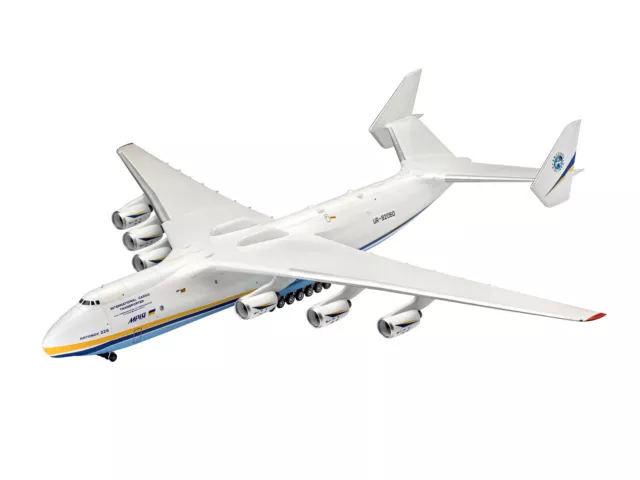 Revell 04958 Flugzeug Modellbausatz Antonov An-225 Mrija 1:144 Neu & OVP 2