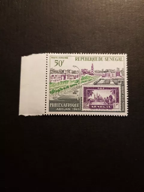 Briefmarke Senegal Philexafrique Post Luft Pa N°73 Neu MNH 1969