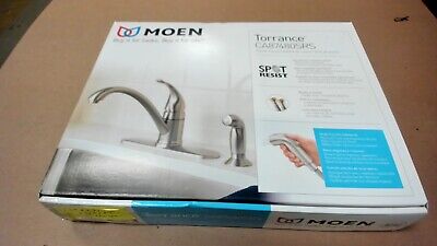 Moen CA87480SRS Kitchen Faucet with Side Spray from the Torrance Collection 9