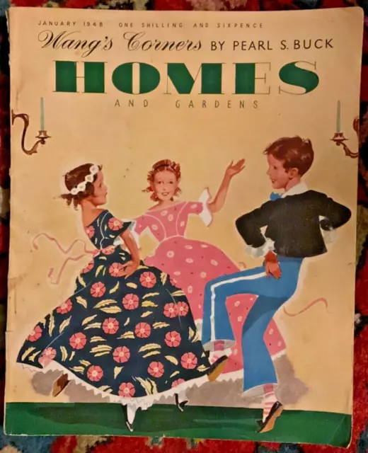 Collectable Vintage Homes and Gardens Magazine January 1948