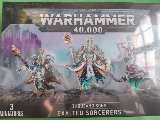 40K Exalted Sorcerers Thousand Sons WALKING Warhammer Chaos Space Marines